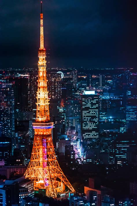 View Of Tokyo Tower From Roppongi Hills Oc 3333 X 5000 Torre De