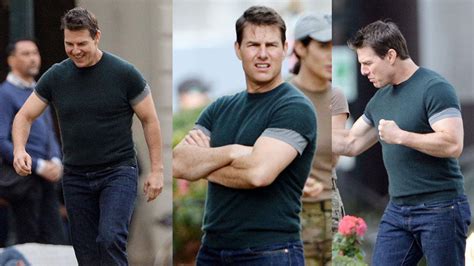 Looking Buff Tom Cruise Flexes Muscles Amid Hunt For New Wife