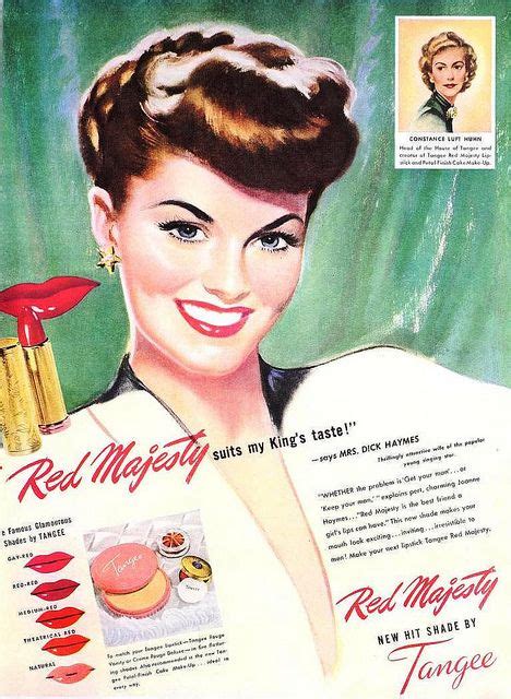 tangee lipstick ad may 1947 vintage 1940s makeup beauty vintage makeup ads vintage