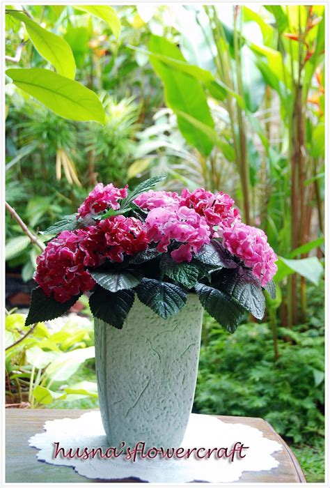 Banyak jugak choice bunga, daun. Paper Flowers Malaysia: HYDRANGEA...(hydrangea made of ...
