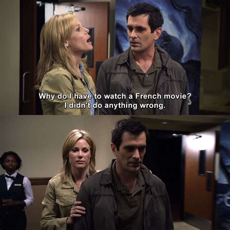 You might not want to watch while hungry because the animated dishes look. Why do I have to watch a French movie? #PhilDunphy # ...