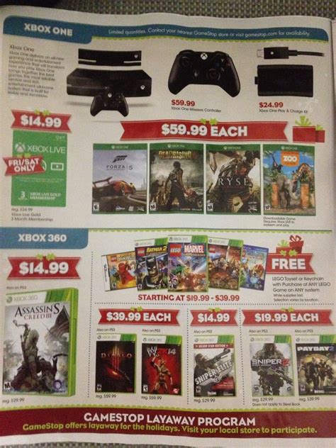 Gamestop Black Friday Flyer Leaked