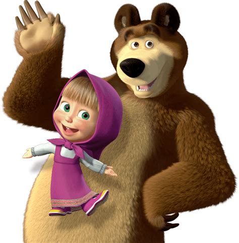 Masha E O Urso Imagem Masha E O Urso Masha Et Mishka Marsha And The Bear Bear Clipart Girl