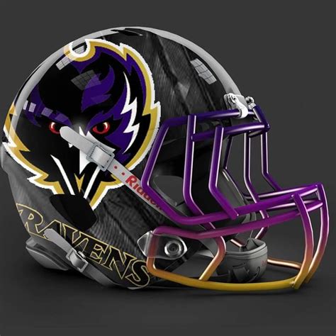 Baltimore Ravens Football Helmets Football Helmet Design New Nfl Helmets