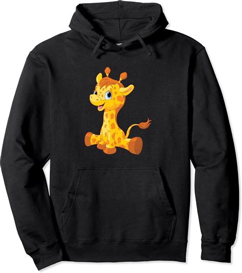 Baby Giraffe Pullover Hoodie Uk Clothing