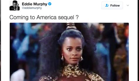 Eddie Murphy Teases A ‘coming To America Sequel And People Go Insane Update Complex