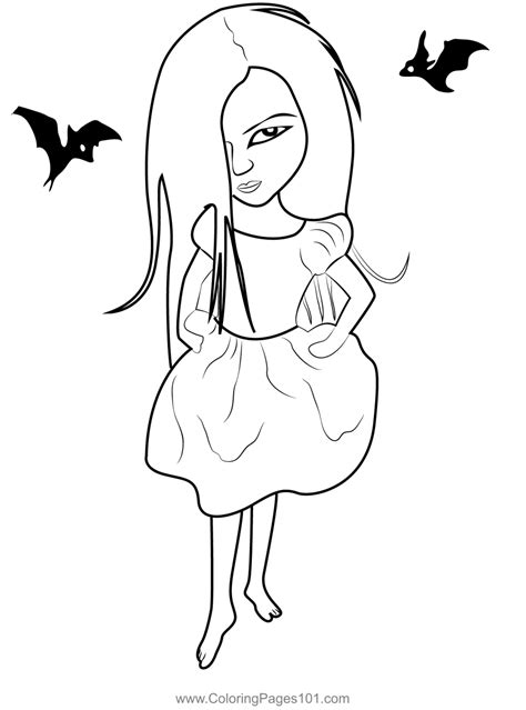 Coloring Pages Of Vampires