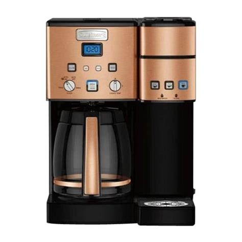 They are more or less like espresso makers; Cuisinart Coffee Center 12-Cup K-Cup Pod Coffee Maker Copper Classic SS-15CP - Best Buy