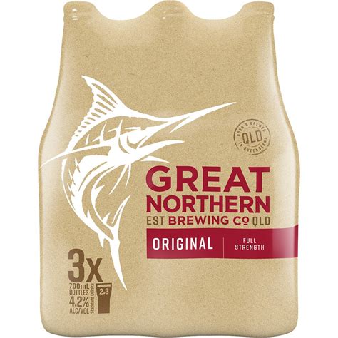 Great Northern Brewing Company Original Lager Lager 700ml Woolworths