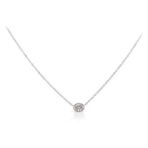 the forevermark tribute™ collection oval diamond necklace r f moeller jeweler
