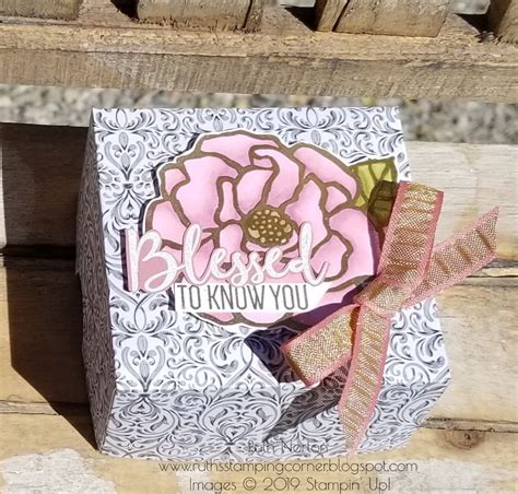 How to make heart shaped gift box. Ruth's Stamping Corner: Bath Bomb Gift Box