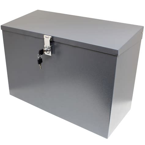 Hardcastle Large Grey Lockable Letterboxparcel Box Home Delivery
