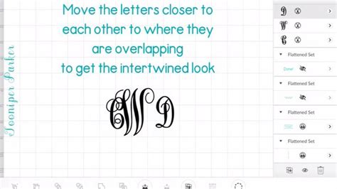 Create A Monogram In Cricut Design Space Tutorial Using Kk Monogram