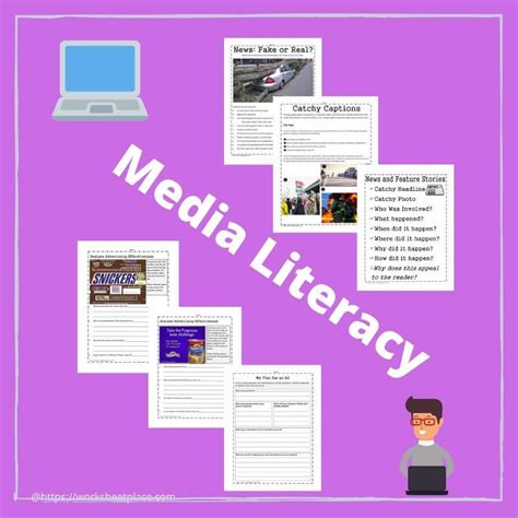 Media Literacy Media Literacy Literacy Worksheets Literacy