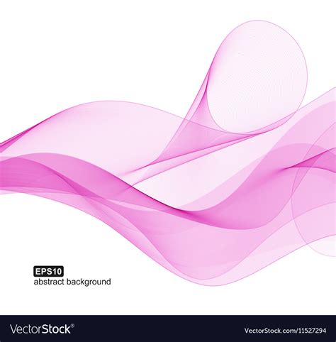 Abstract Pink Wave Background Royalty Free Vector Image