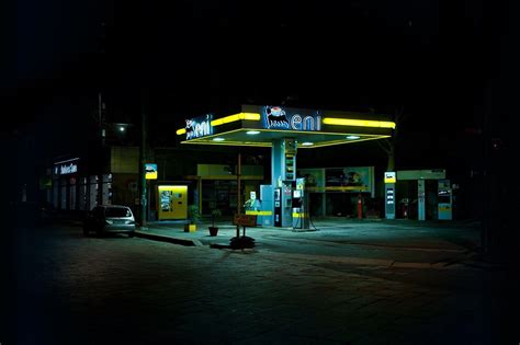 Neon Gas Station Wallpapers Wallpaper Cave