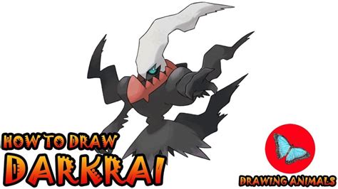 How To Draw Darkrai Pokemon Drawing Animals