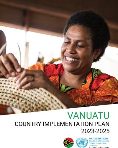 Vanuatu Country Implementation Plan For 2023 2024 United Nations In
