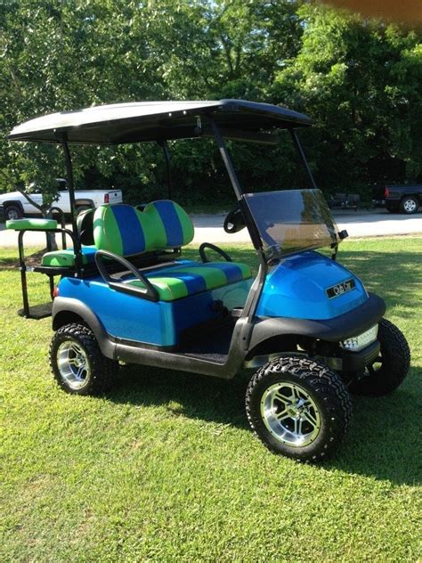Viper Blue Club Car Precedent Custom Golf Carts Columbia Sales