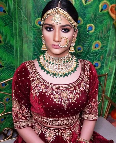 Heavy Indian Bridal Jewellery Green Polki Necklace Asian Bridal Wear