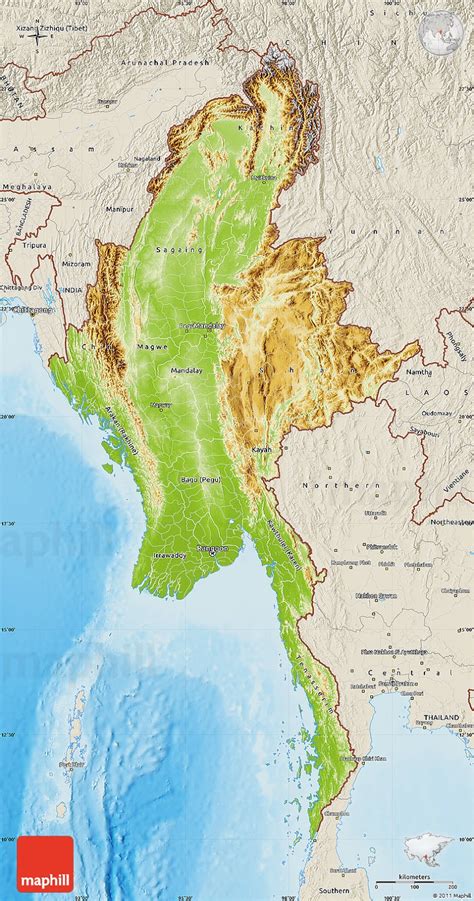 Anthropology Of Accord Map On Monday Burma