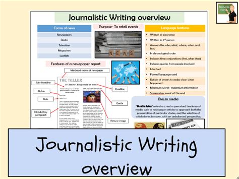 English- Journalistic Writing Overview | Teaching Resources