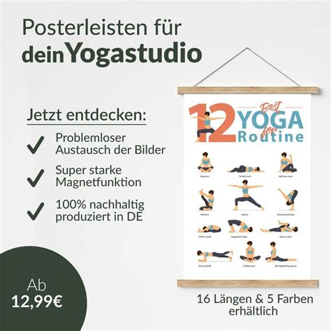 Posterleisten F R Dein Yogastudio Oder Zuhause Poster Yoga