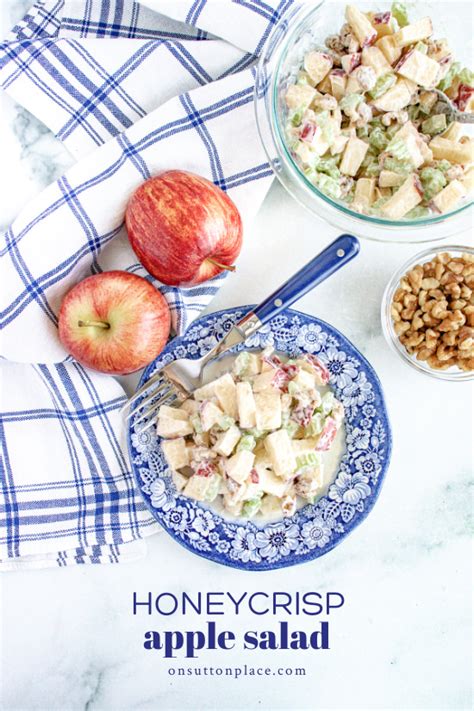 Fresh And Easy Honeycrisp Apple Salad Recipe That Can Be Made In A Just