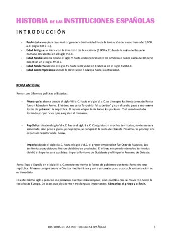 HISTORIA DE LAS INSTITUCIONES ESPANOLAS Pdf