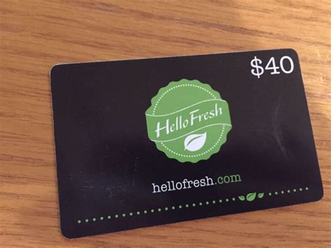 Maybe you would like to learn more about one of these? "Hello Fresh" Meal Delivery Voucher Card, (online meal ...