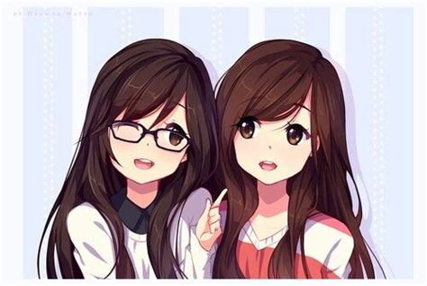 Image Anime Anime Girl Brown Hair Twin 4370450