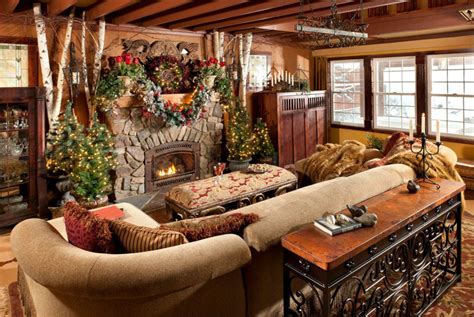 Rustic Christmas Decorating Ideas Canadian Log Homes