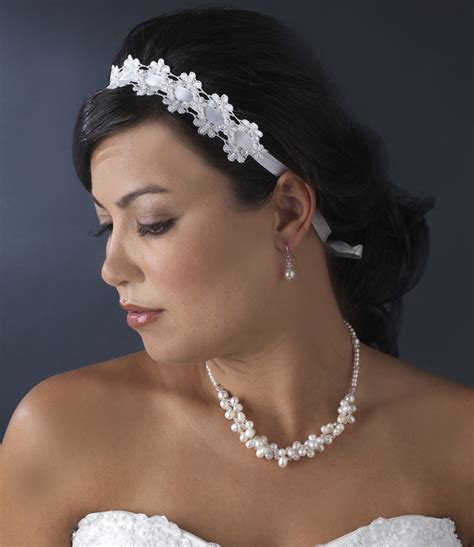 Beautiful Bridal Ribbon Headbands Hp 8208