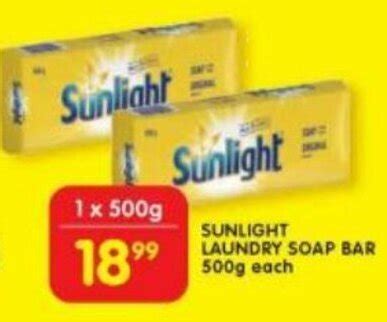 Sunlight Laundry Soap Bar G Offer At Shoprite