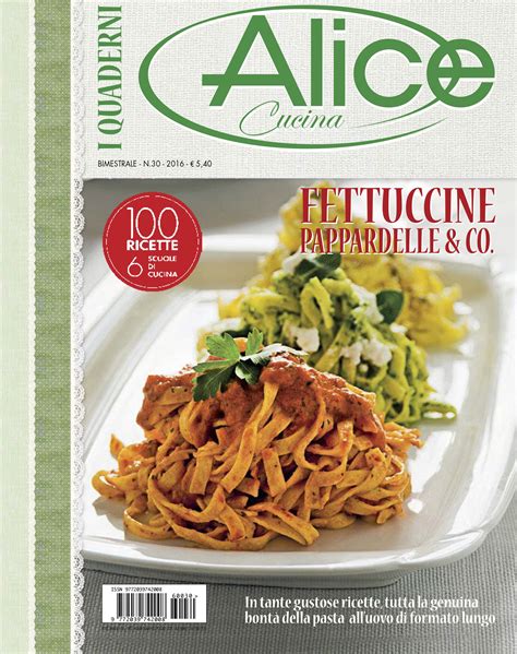 I Quaderni Di Alice Cucina 30 2016 Pasta Fresca Radicchio Pecorino