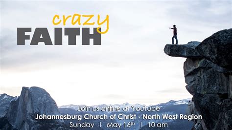 Crazy Faith By Mpho Khalo Youtube