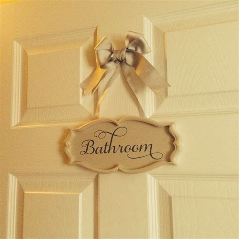 I Need To Make This For My Downstairs Bathroom Bathroom Door Sign