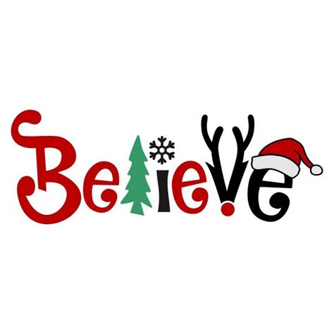 Believe Clipart Christmas 20 Free Cliparts Download Images On