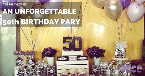 Tips For Throwing An Unforgettable 50th Birthday Party