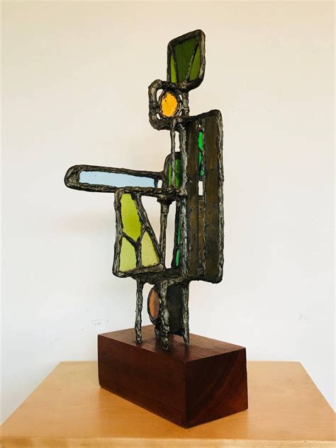 May 30, 2018 · there are a number of stained glass artists who are going in a completely different direction, not minimalist at all, but doing gorgeous work nonetheless: Mid-Century Modern Art Stained Glass Brutalist Sculpture ...