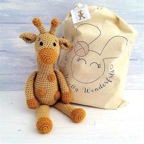 Crochet Kit Complete Beginner Aimee The Giraffe Luxury Crochet Kit