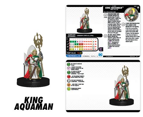 Dc Comics Heroclix Elseworlds King Aquaman Heroclix