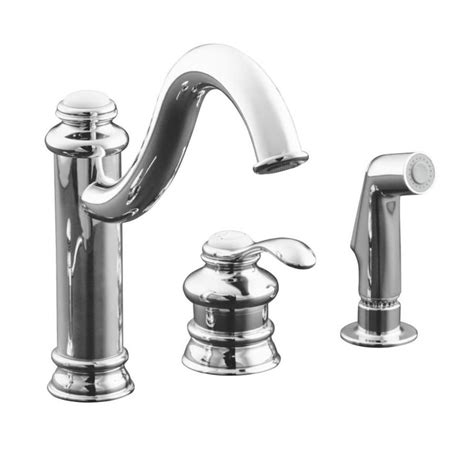 And csa delta has tested its new diamond seal technology valves through 5 million cycles, or about 700 years of ordinary kitchen use. KOHLER Fairfax Polished Chrome 1-Handle High-Arc Kitchen ...