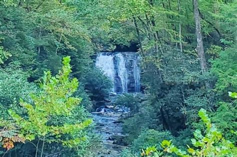 Meigs Falls From The Road September ⛰ Quick Roadside Waterfalls Stop
