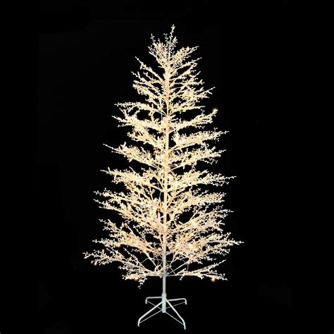 White Led Pre Lit Christmas Trees Artificial Christmas Trees