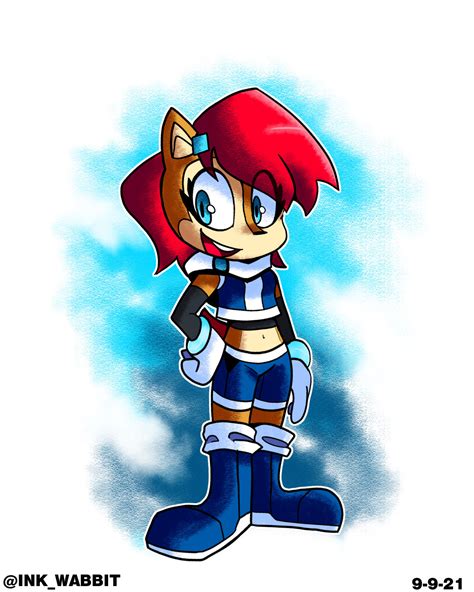 Sally Acorn Redesign By Ink Cryptid On Deviantart