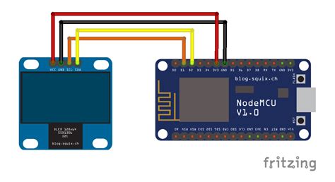 Arduino Er Nodemcu Esp8266 To Display On 128x64 I2c Oled Using