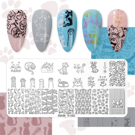 〖roliyen〗pro Beauty Tools Nail Stickers Nail Stamp Plates Nail Art