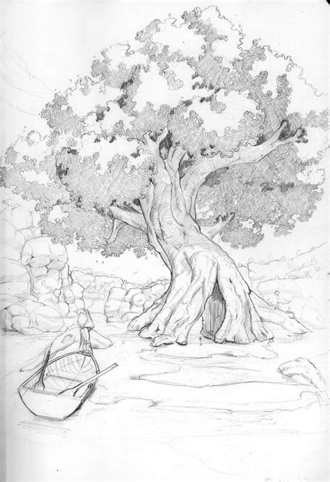How To Draw Trees Drawing Realistic Trees In Simple Steps Artofit