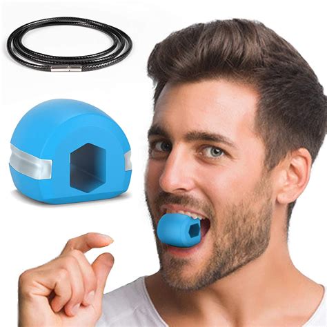 double chin exercise device neck fitness ball face and neck toning facial exerciser jawline